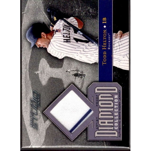Todd Helton Jsy Card 2002 Studio Diamond Collection Artist's Proofs #1