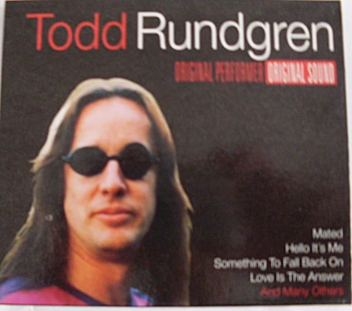 Todd Rundgren - Original Performer Original Sound (CD) - Walmart.com