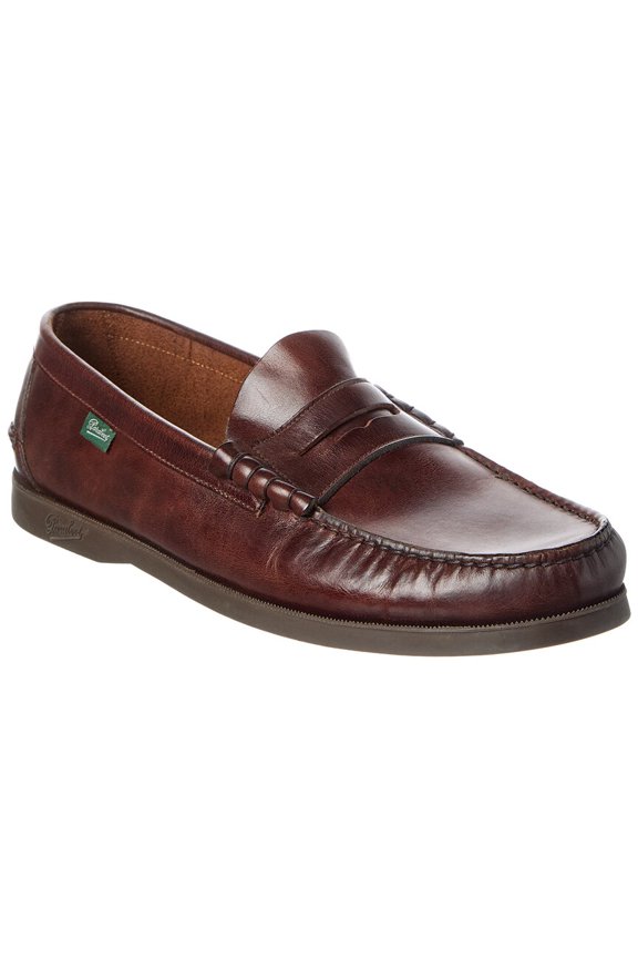 Paraboot Leather Loafer, 11, Red