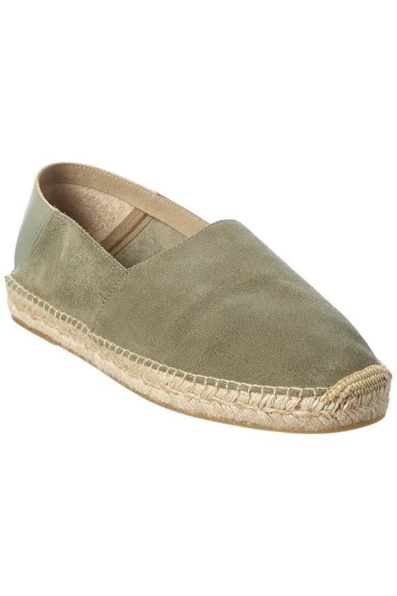 Suede Espadrille, 12, Grey
