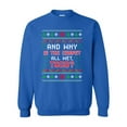 thumbnail image 1 of Todd Vacation Carpet Is Wet Movie Ugly Christmas Gift Funny DT Novelty Crewneck Sweatshirt, 1 of 2