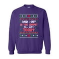thumbnail image 1 of Todd Vacation Carpet Is Wet Movie Ugly Christmas Gift Funny DT Novelty Crewneck Sweatshirt, 1 of 2