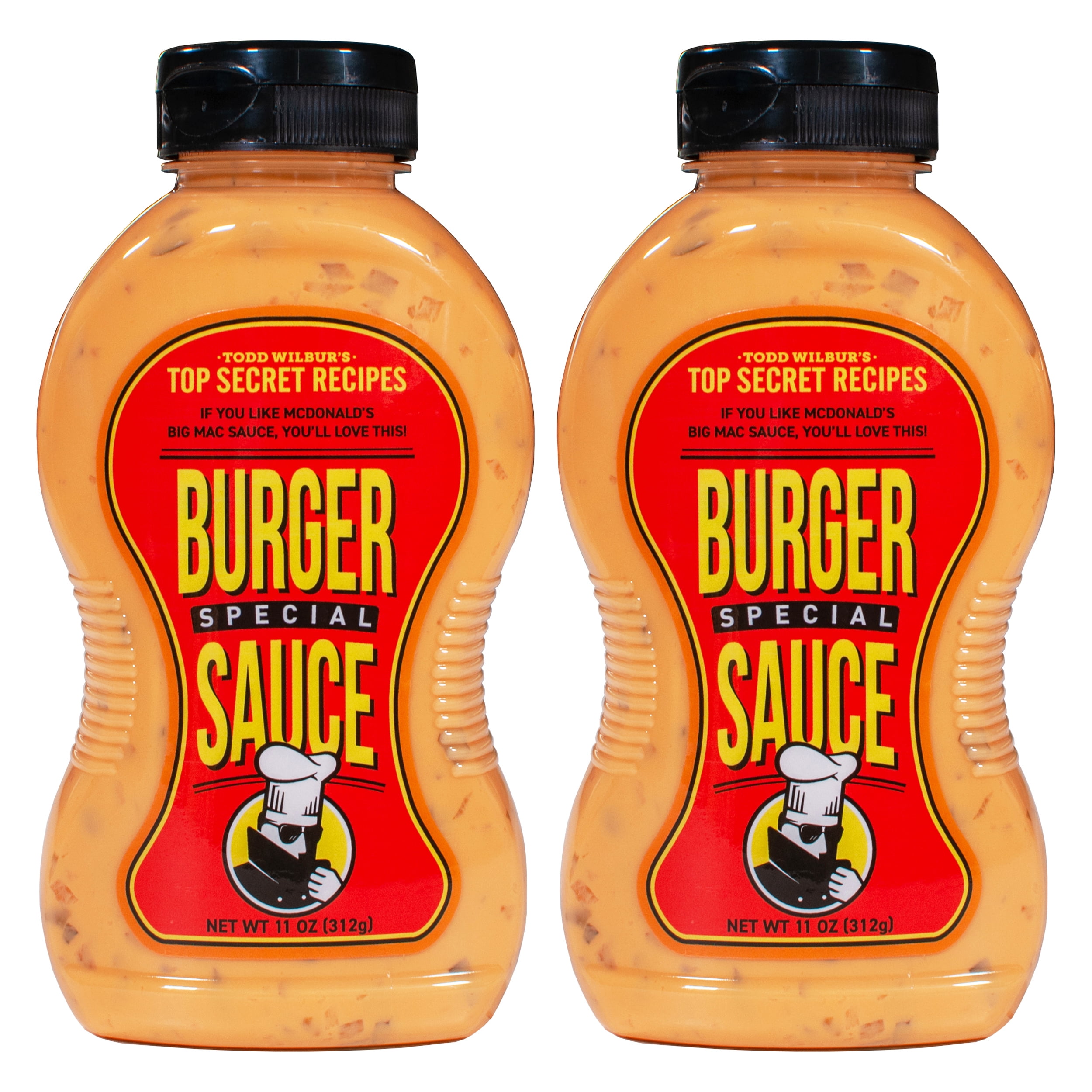 Todd Wilbur's Top Secret Recipes Special Burger Sauce (Like Big Mac Sauce) - For Burgers, Sandwiches & Wraps - MSG & Gluten-Free, 11 Oz (Pack of 2)