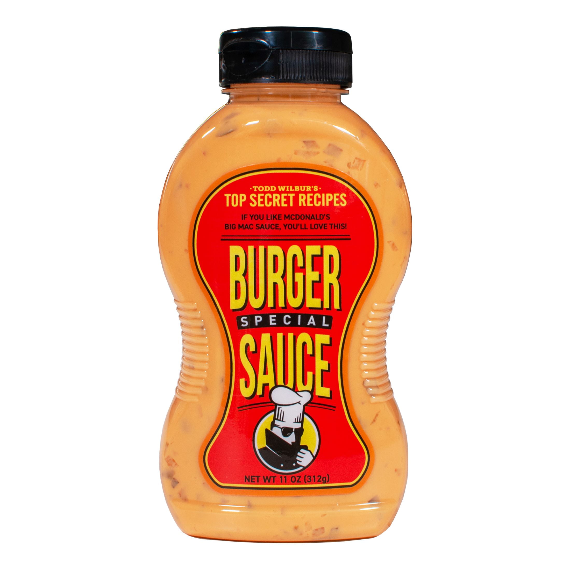 Top Secret Recipes Burger Special Sauce (like Big Mac Sauce) - for Burgers, Sandwiches & Wraps - New 11 oz Bottle