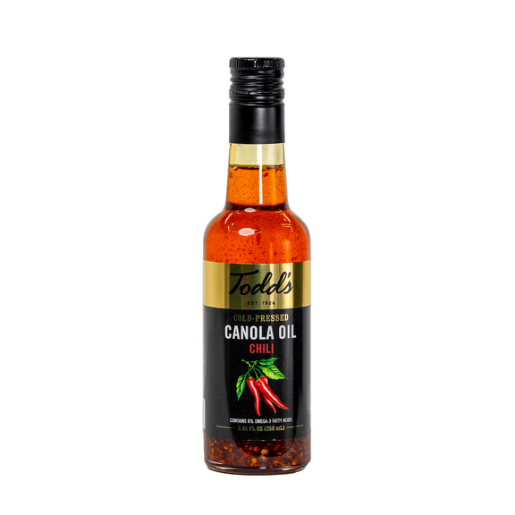 Todds Cold-Pressed Chili Flavored Canola Oil