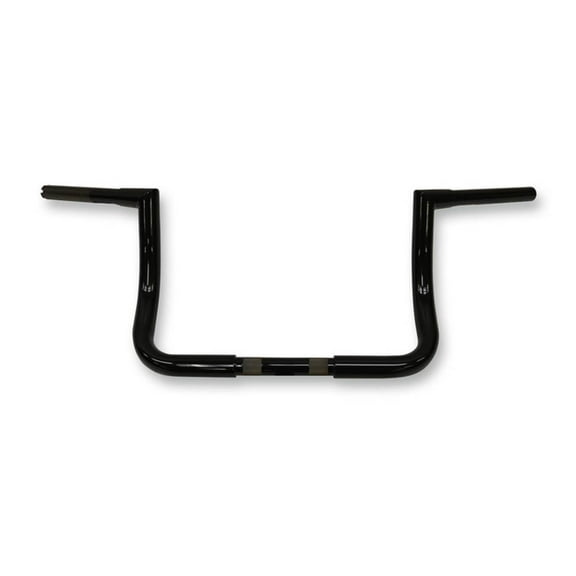 Todd's Cycle 0601-2563 1-1/4in. Bagger Ape Hanger Handlebar - 10in. - Gloss Black