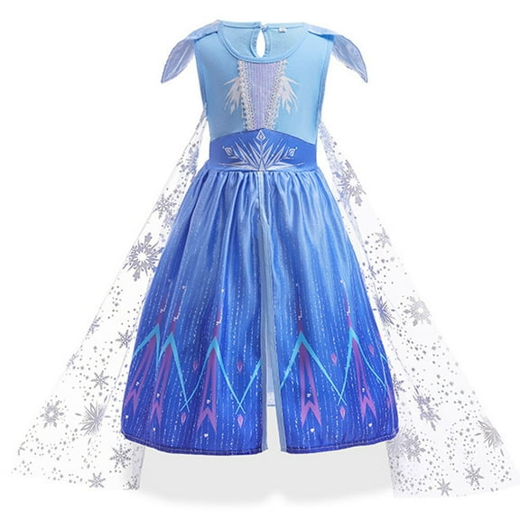 Todder Girls' Elsa Princess Costumes Halloween Snow Party Costume 12M-5T
