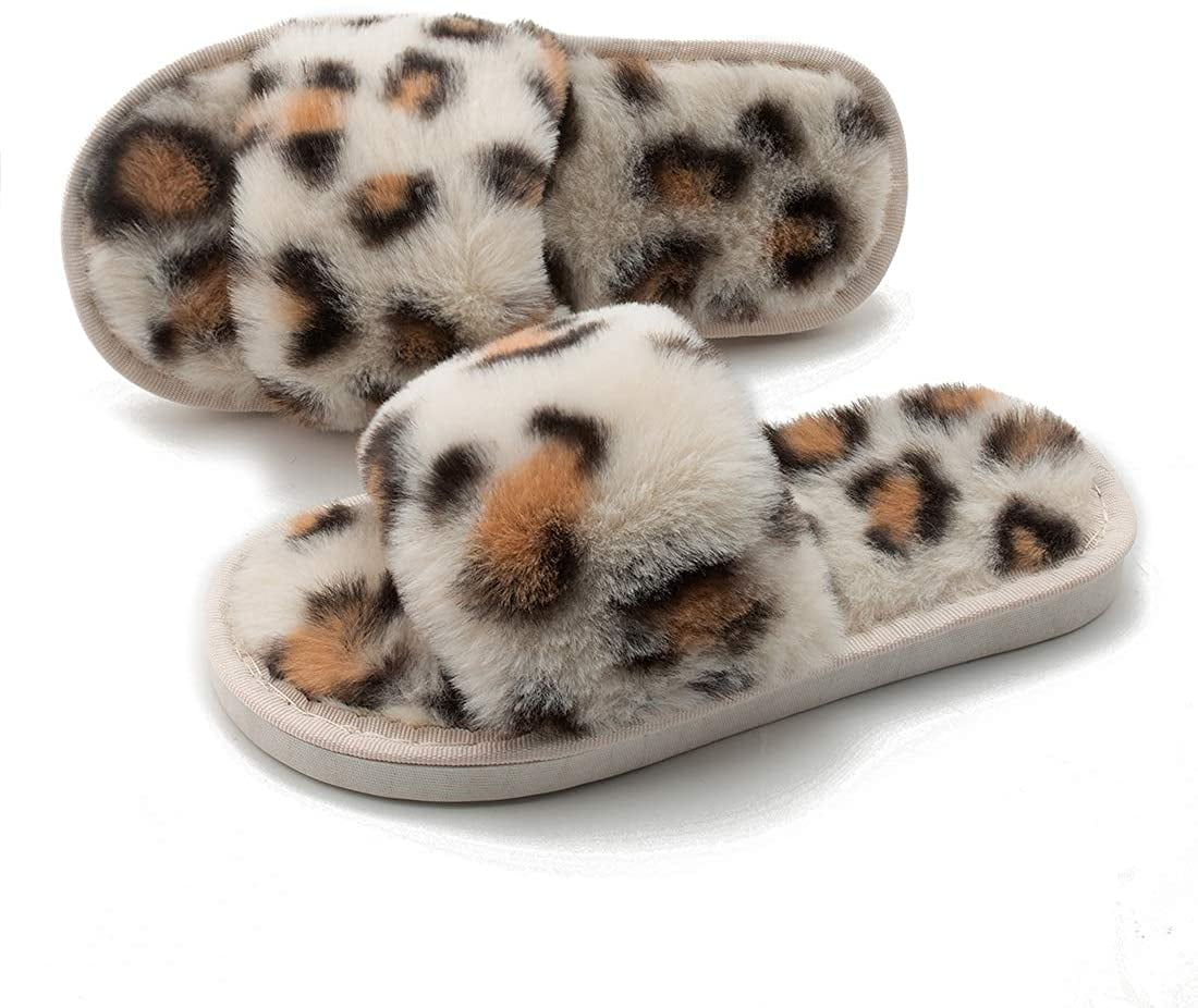 Faux Fur Target Bedroom Slippers LAVRA Women's Faux Fur Slippers