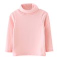 thumbnail image 1 of Toddle Girls Soft Cotton with Spandex Pullover Long Sleeve T-Shirt Turtleneck Tees for Girls (1-4 Years), 1 of 3