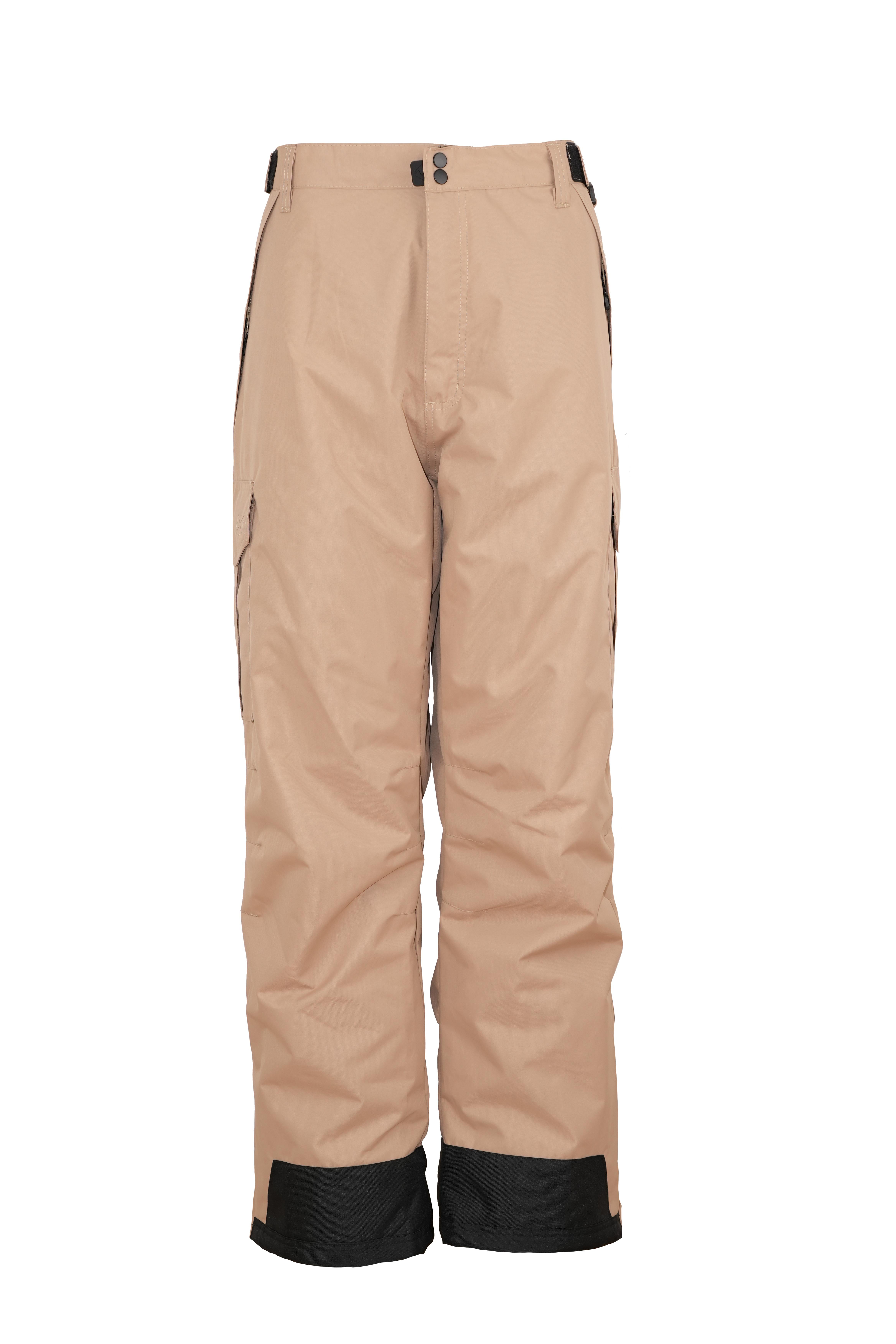 Ozark Trail Men's Cargo Pocket Ski Pants, Sizes S-3X