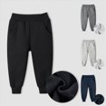 thumbnail image 1 of Toddler 3-4 Years Boys Cargo Joggers Pants Stretch Elastic Waist Trousers Casual School Uniform Bottoms 6-12 Months 12-24 Months 2T 3T 4T 5T 6T 7T 8T 9T Children Navy Streetwear Pants, 1 of 9