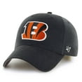 thumbnail image 1 of Toddler '47 Black Cincinnati Bengals Basic MVP Adjustable Hat, 1 of 2