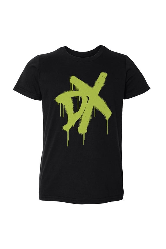Toddler 500 Level  Black D-Generation X Spray Paint Logo T-Shirt