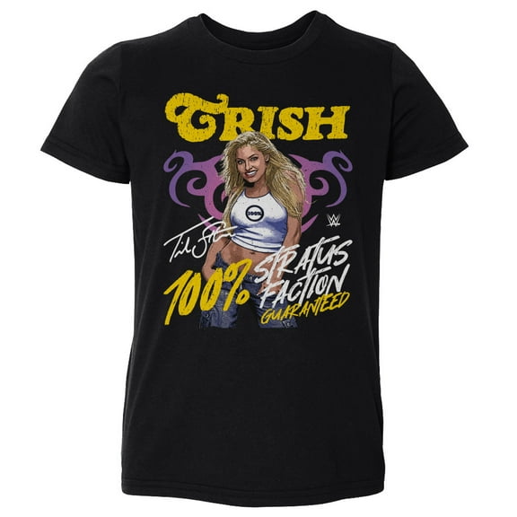Toddler-500 Level  Black Trish Stratus Stratusfaction T-Shirt