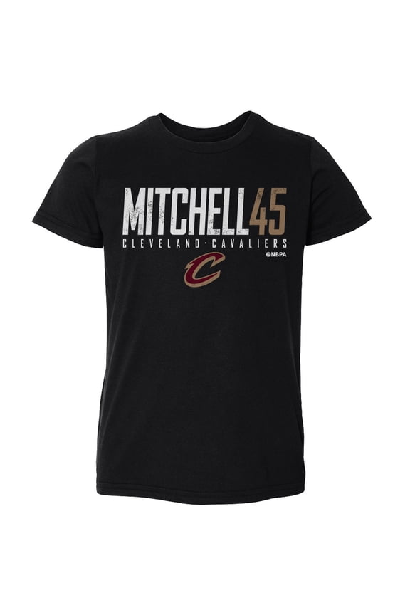 Toddler 500 Level Donovan Mitchell Black Cleveland Cavaliers Elite T-Shirt