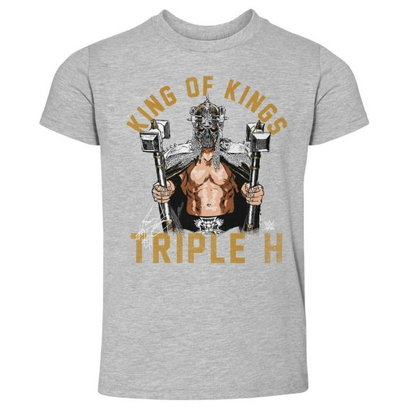 Toddler 500 Level  Heather Gray Triple H King Of Kings T-Shirt