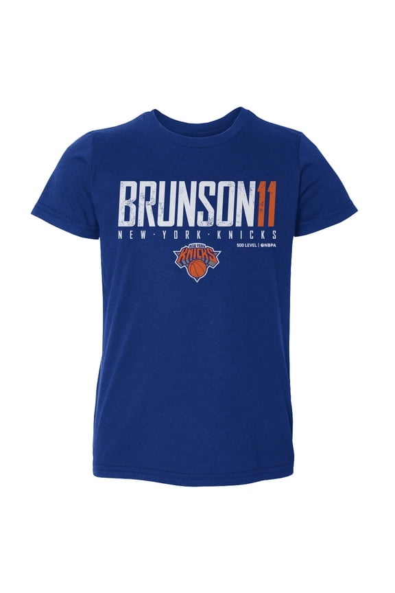 Toddler 500 Level Jalen Brunson Blue New York Knicks Elite T-Shirt