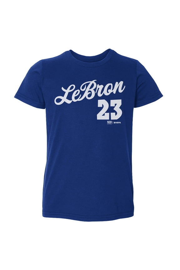 Toddler 500 Level LeBron James Royal Philadelphia 76ers Script T-Shirt