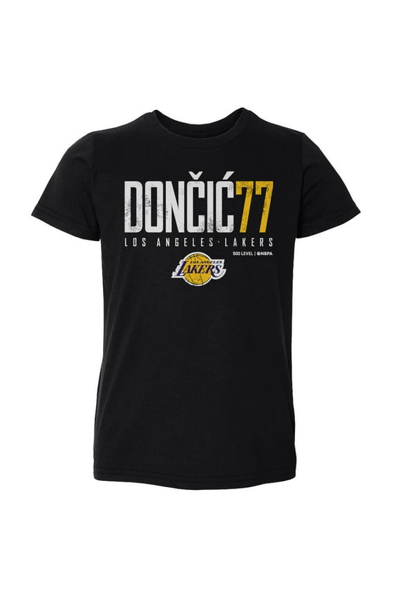 Toddler 500 Level Luka Don-i- Black Los Angeles Lakers Elite T-Shirt