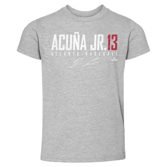 Toddler 500 Level Ronald Acu-a Jr. Heather Gray Elite T-Shirt