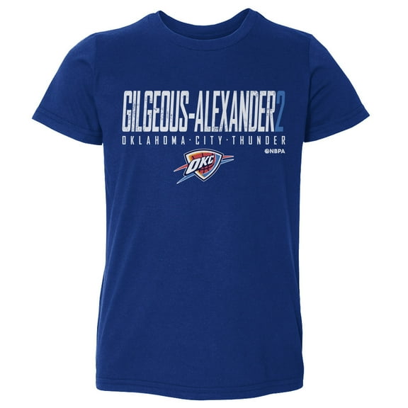 Toddler 500 Level Shai Gilgeous-Alexander Blue Oklahoma City Thunder Elite T-Shirt
