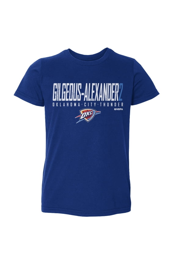 Toddler 500 Level Shai Gilgeous-Alexander Blue Oklahoma City Thunder Elite T-Shirt
