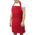 thumbnail image 1 of Toddler Adjustable Working Apron Children Solid Color Waterproof Apron Anti-oil Kitchen Cooking Baking Painting Bibs for Kids, 1 of 4