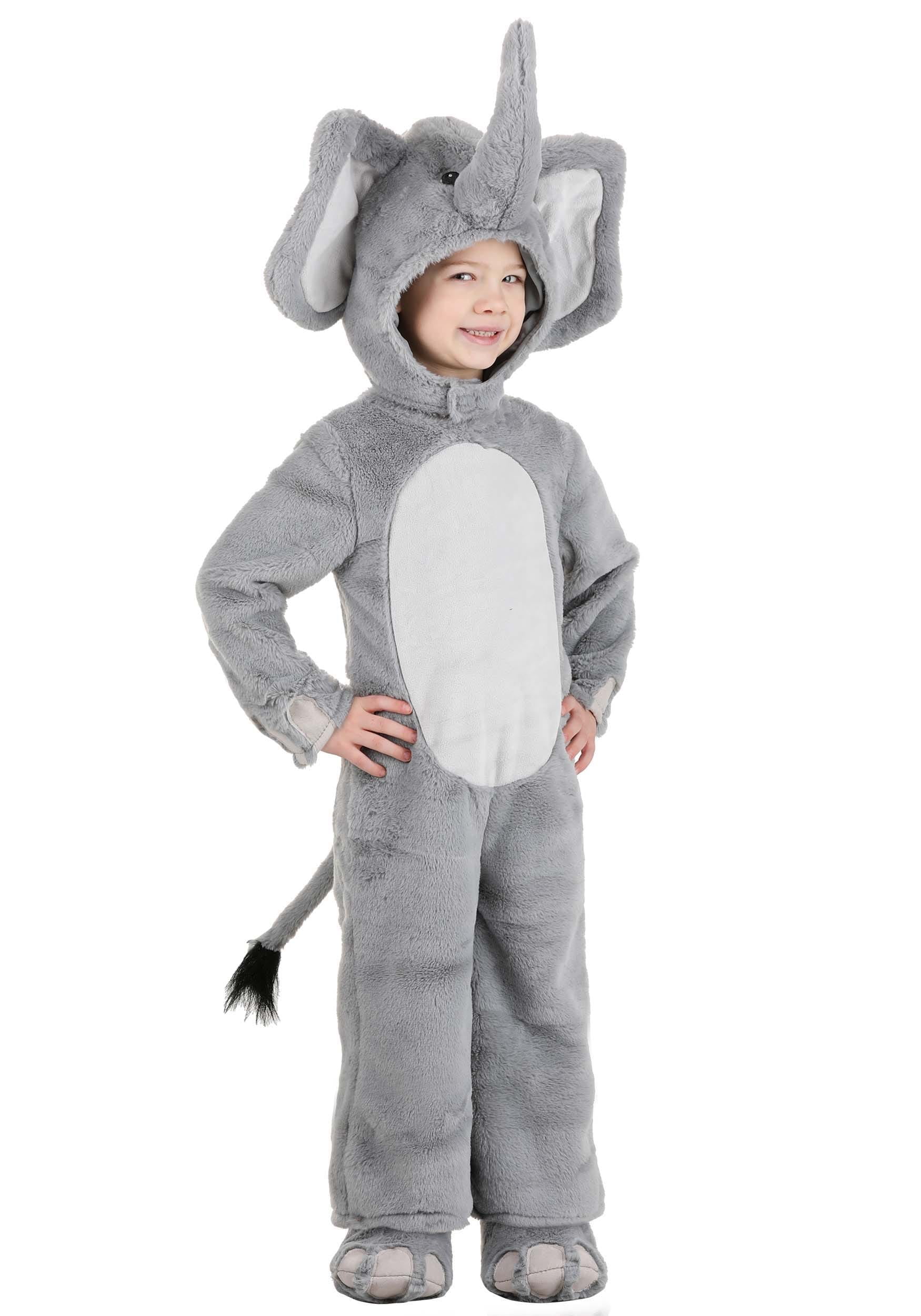 Elephant Costume Kids Grey White Elephant Costume Kids Grey White