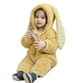 thumbnail image 1 of Toddler Adorable Rabbit Themed Boys Romper Jumpsuit Soft Winter Warm, 1 of 9