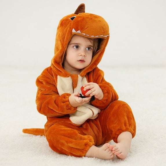 Toddler Animal Baby Romper Toddler Baby Hoodie Romper Soft Baby Long Sleeve Romper Christmas Halloween for Baby 4-5 Years