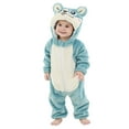 thumbnail image 1 of Toddler Animal Jumpsuits Baby Boys Hoodie Jumpsuit Warm Long Sleeve Outwear Baby Girl Christmas Pajamas for Baby 4-5 Years, 1 of 2