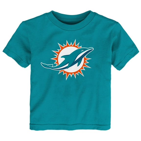 Toddler Aqua Miami Dolphins Primary Logo T-Shirt