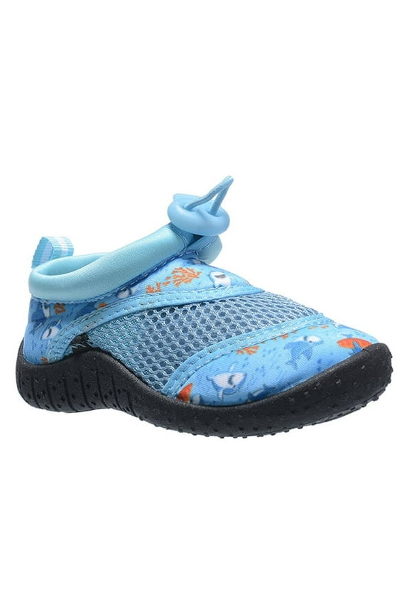 Toddler Aquasock Slip On, Blue Shark