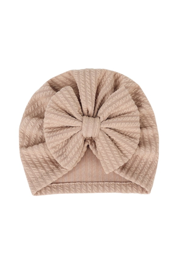 Toddler Autumn Hat Baby Girl Sock Hat Girls Boys Toddler Bow Baby Headwear Solid Kids 024 Hat Months Cap Baby Care Baby Winter Hat That Ties