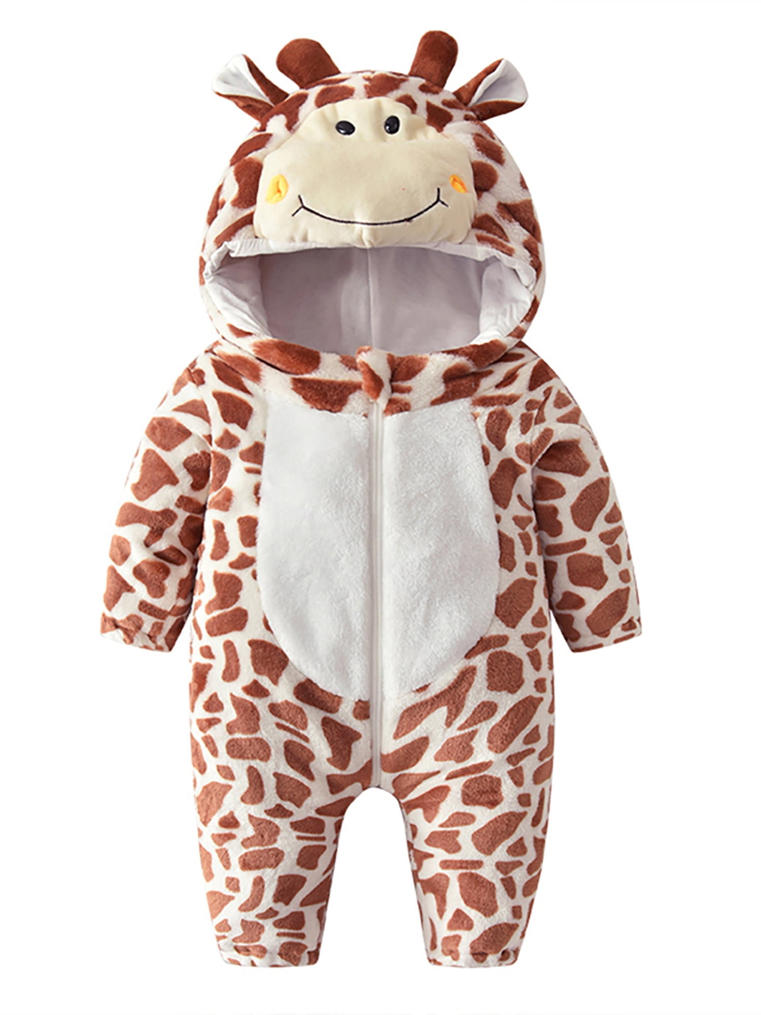 Toddler Baby Animal Costume Winter Warm Lion Dinosaur Giraffe Raccoon