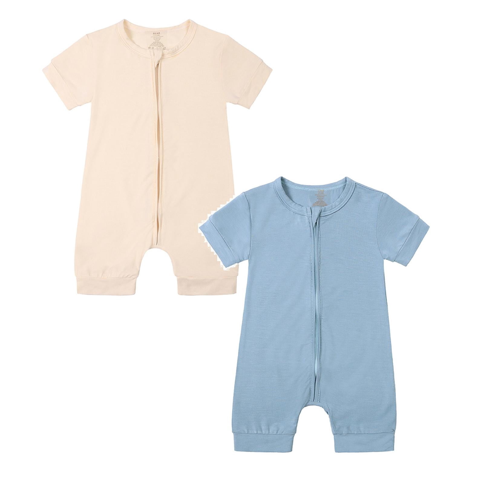 Toddler Baby Bodysuit Summer Outfit Pajamas Romper Jumpsuit Soft Short ...