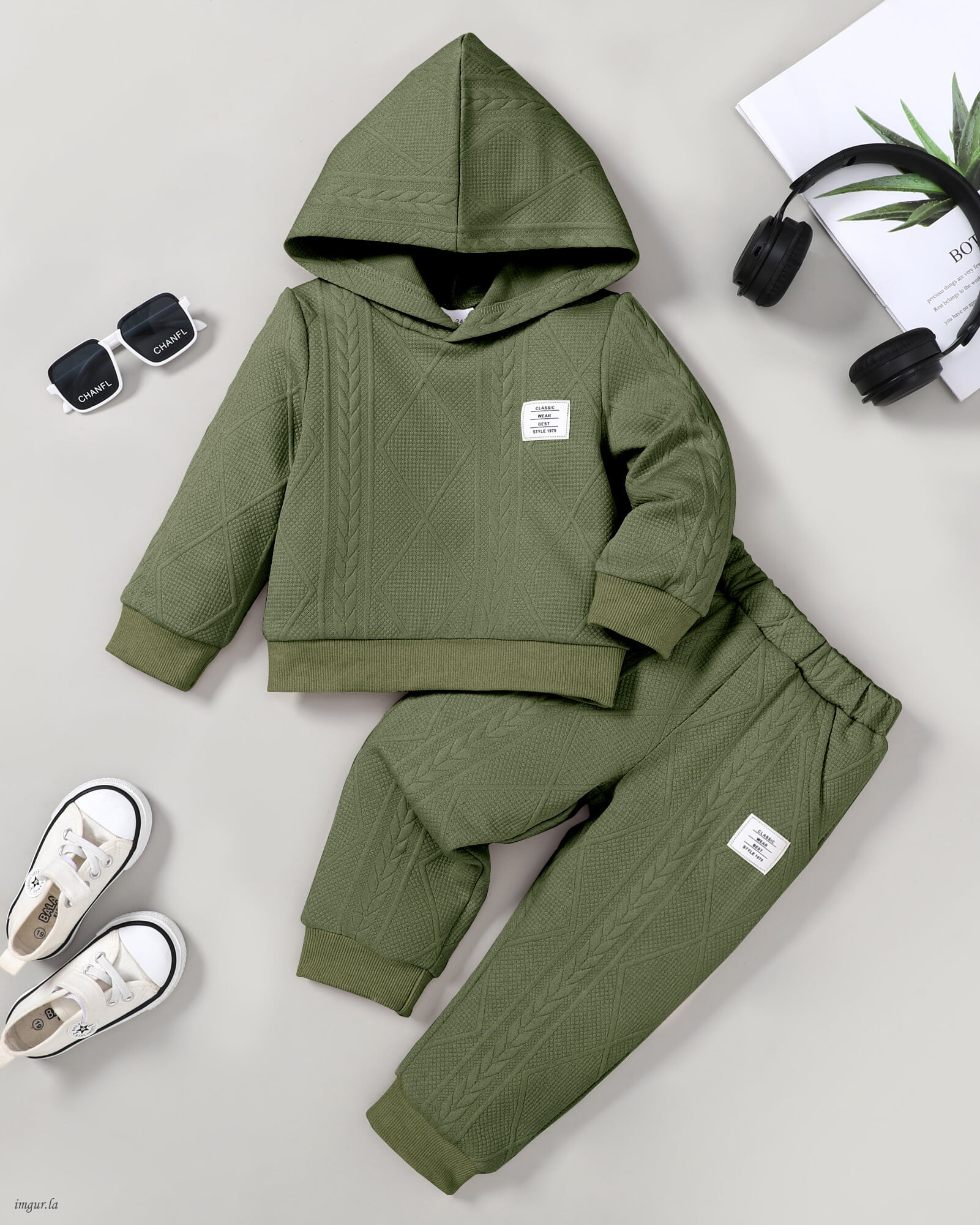 Baby Boy Full Sleeves Dress With Hoodie main image 1