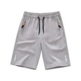 thumbnail image 1 of Toddler Baby Boy Elastic Waist Pull On Cotton Shorts for Littler Kids Boys Short Pants Summer Clothes Summer Clothes Size 18M-5T Boys Athletic Shorts Black, 1 of 9