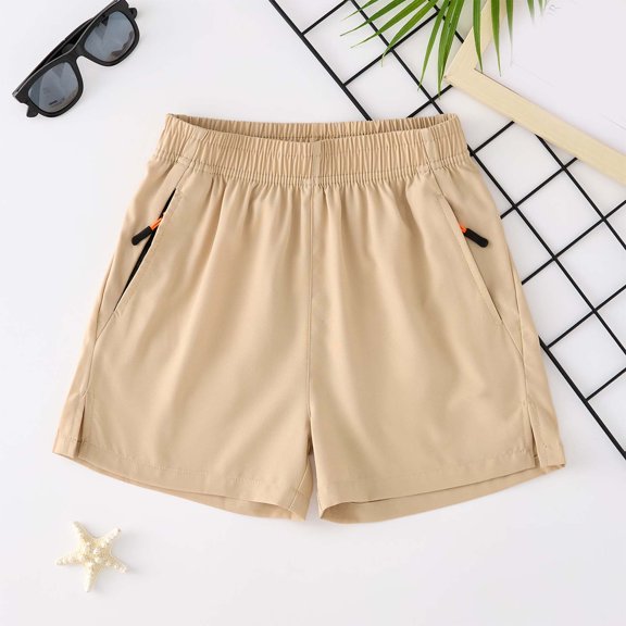 Toddler Baby Boy Elastic Waist Pull On Cotton Shorts for Littler Kids Boys Short Pants Summer Clothes Summer Clothes Size 18M-5T Girls Khaki Shorts Size 10-12