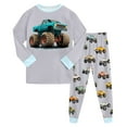 thumbnail image 1 of Caqnni Toddler Baby Boy Fall Winter Clothes 2T 3T 4T 5T Outfits Long Sleeve Knitted Cotton Tops Pants Clothes Set 12 18 24 M 1t 2t 3t 4t Pajamas & Dailywear Set（Gray，2-3 Years）, 1 of 9