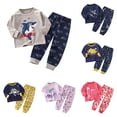 thumbnail image 1 of Toddler Baby Boy Fall Winter Clothes Embroidery Trucks Sweatshirt Pullovers Pants Outfit Set 12 18 24 Months 2T 3T Baby Boy Outfits 18 Months, 1 of 6