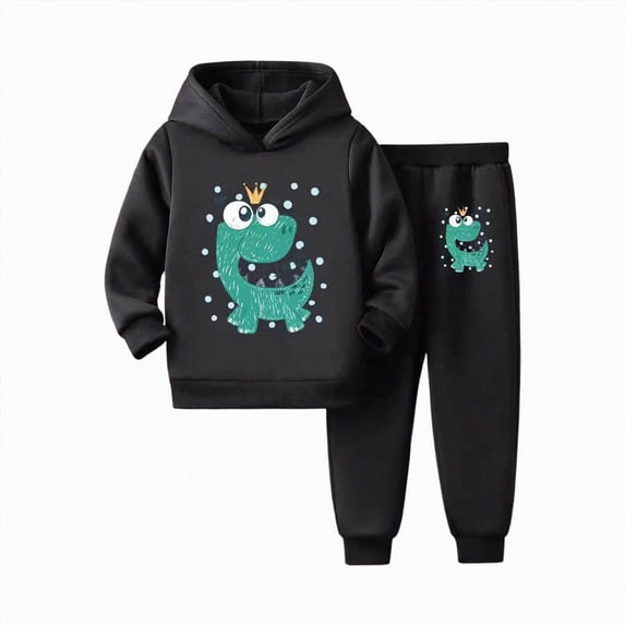 Toddler Baby Boy Fall Winter Outfit Contrast Color Long Sleeve Sweatshirts Stretch Jogger Pants Newborn Clothes Set 4-5 Years
