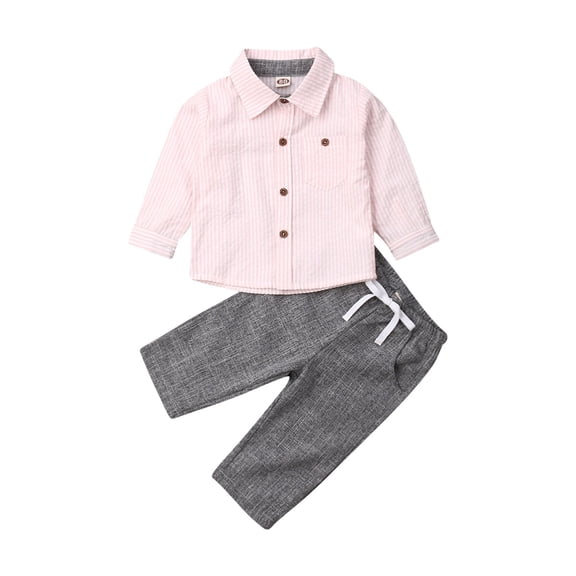 Toddler Baby Boy Flamingo Short Sleeve Button Down Shirt  Casual Shorts Set 12M 18M 24M 2Y 3Y 4Y 5Y Outfits 1-6 Years Clothes