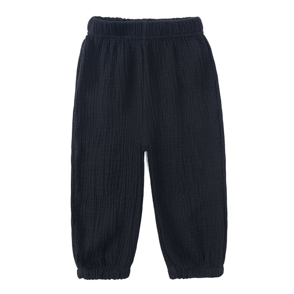 Toddler Baby Boy Girl Bloomers Children Cotton Linen Bloomers Casual Pants for 12M-7T