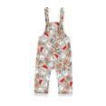 thumbnail image 1 of Toddler Baby Boy Girl Christmas Outfit Milk Bottle/Santa Suspender Pants Bib Overalls Jumpsuit Fall Winter Xmas Holiday Clothes, 1 of 8