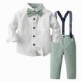 thumbnail image 1 of Toddler Baby Boy Girl Clothes Boys Spring Fall Cute Long Sleeve Stretch 6M 12M 18M 2T 3T Everyday Outfit Set 2 PC, 1 of 9