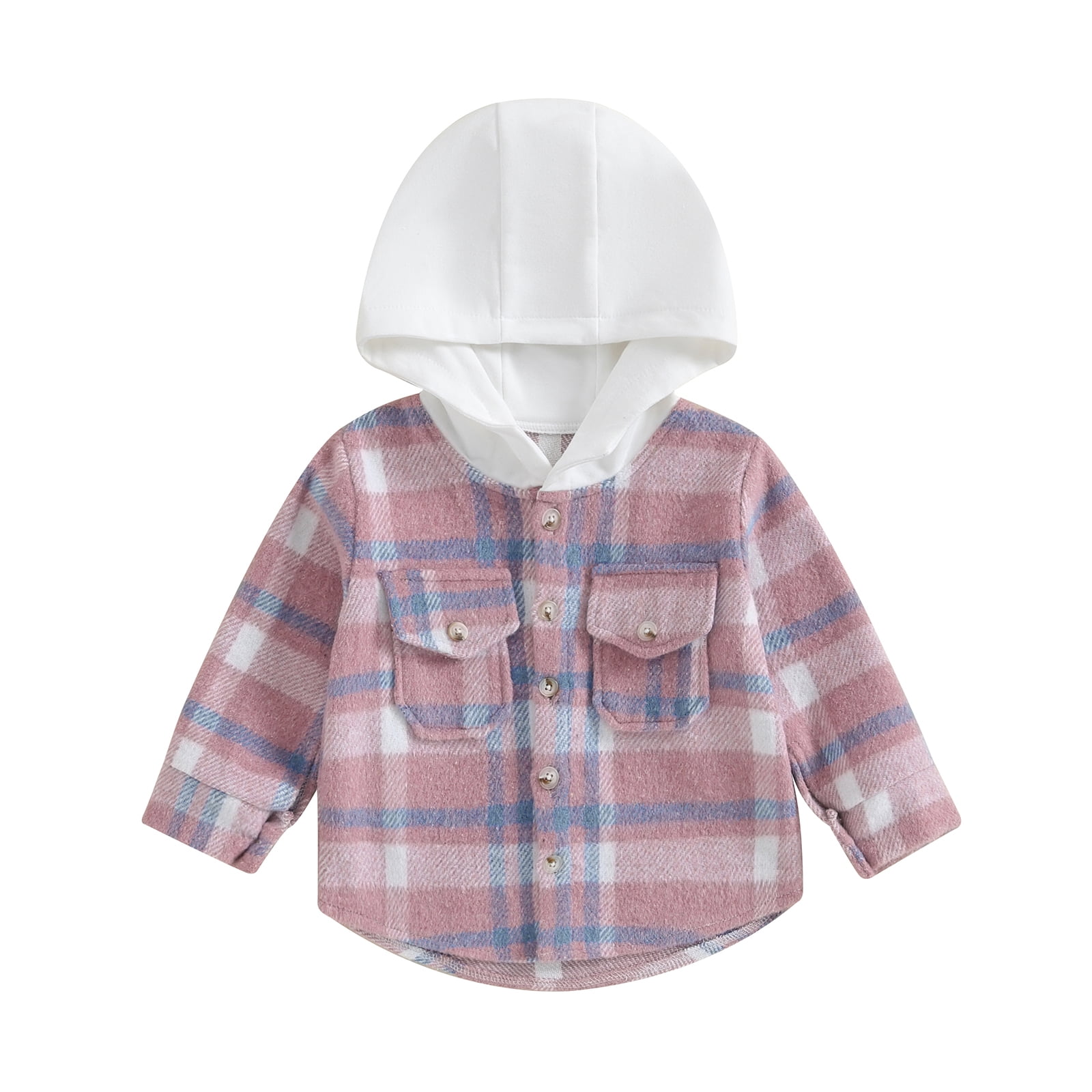Toddler W25 Plaid Reversible Padded Shirt Jacket (2-8y) - Navy main image 1