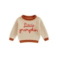 Toddler Baby Boy Girl Halloween Clothes Little Pumpkin Sweater Tops