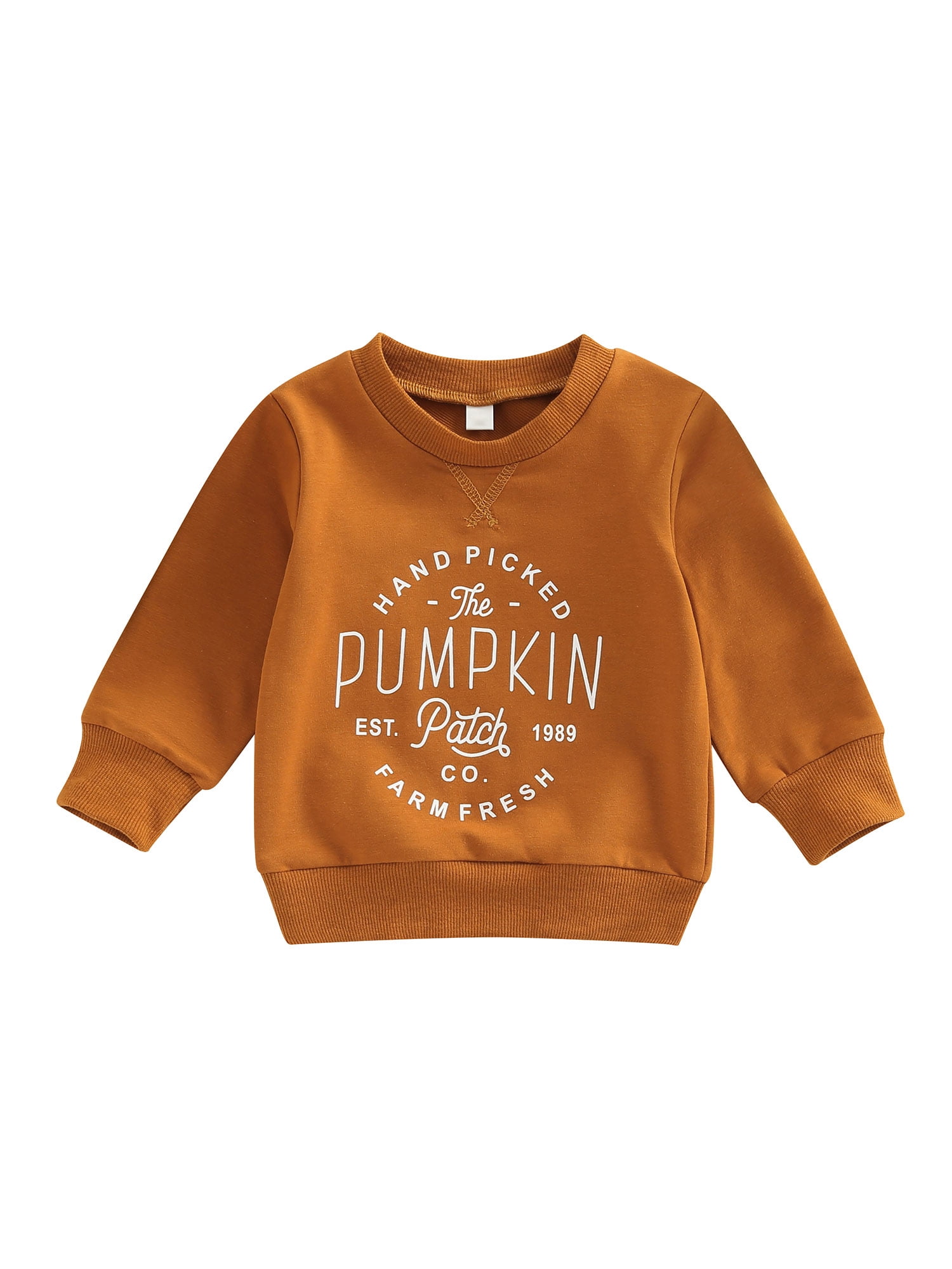 Kids Orange Moon Sweatshirt – Halloween Full Moon Graphic Toddler & Youth Pullover main image 0