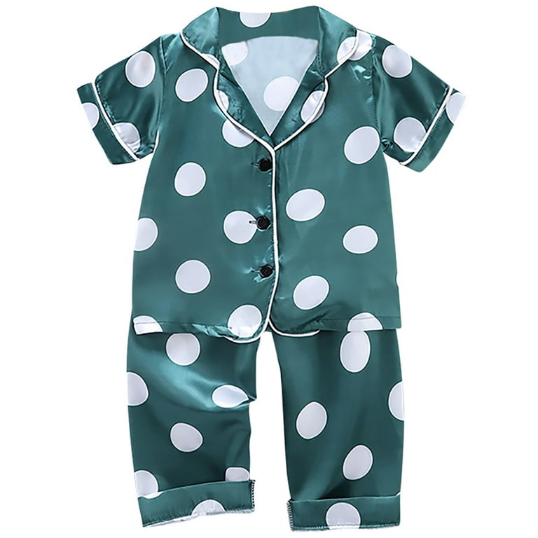 Spotty satin pyjamas new arrivals
